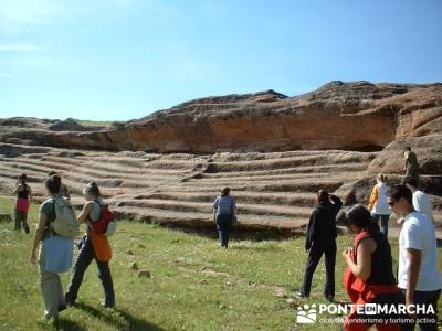 Yacimiento Arqueológico Celtibérico y Romano de Tiermes; senderismo la raña